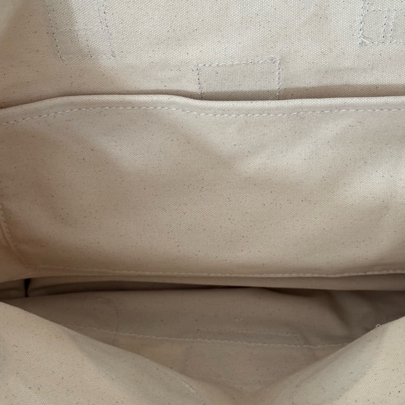 Heritage Leather Co VINTAGE PATCH  TOTE Canvas Tote With Suede Daytona 500 Patch - Picture 5 of 6